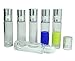 6 Pcs Refillable Essential Oil Aromatherapy Roller Bottle Empty Clear Glass Roll-On Bottles Wholesale Boston Round Attar Bottle 6 ml Roller Ball