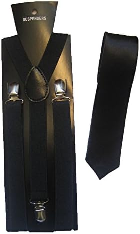 Policeman Fancy Dress Police Women Black White Check Braces Neck Tie Ska Sexy