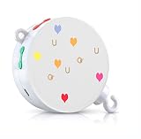 MYTK neue, verbesserte Version der elektrischen, batteriebetriebenen Spieluhr mit Micro-SD-Karten-Slot für Baby-Mobiles inklusive 128 MB Micro-SD-Karte mit 12 Melodien. Erweiterbar bis 2 GB (Spieluhr+Letter Stickers+Heart-Shaped Sticker) - 2
