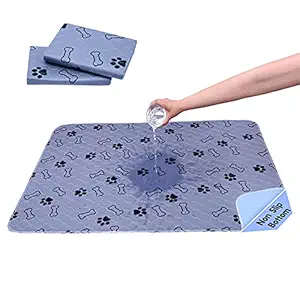 MIIMER Washable Pee Pads for Dogs 36?x31? 2 Pack Reusable Pet Pee Pad, Waterproof Dog Floor Mats, Non Slip Puppy Training Pad, Whelping Pads for Guinea Pigs, Bunnies, Cats