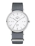 Sailor Damen Herren Uhr Edition Sylt Analog Quarz mit Nylon Armband Silber SL101-1049-40, Farbe Armband:Moon