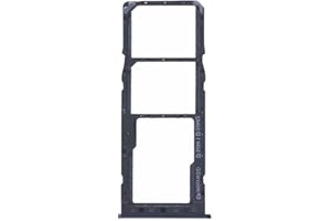 MAINHATTAN MOBILE Samsung Galaxy M20 (SM-M205F/DS) Simkartenhalter und SD Card Tray Hybrid, Original Ersatzteil, Schwarz