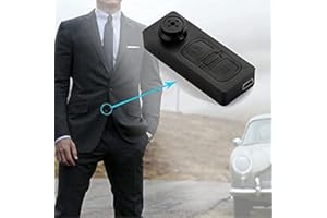 Paroxysm SPY Mini Button Hidden DV Portable Video and HD Audio Recorder Security Cam DVR Digital Recording Camera for Home Office Meeting,Black,720x480 Indoor/Outdoor Camera (2021) | Paroxysm_Spy_010 1 41jVN0R4ZGL. AC UL300 SR300,200