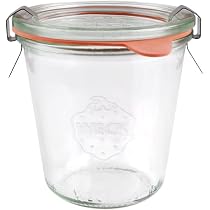Weck Bicchieri Gourmet 300 Ml – Set Da 3 Pezzi Con Coperchio In Vetro Per Insalate E Piatti Principali, Ideale Regalo