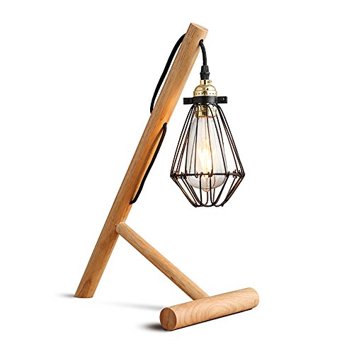 Preisvergleich Produktbild Tischlampe Bracket Tischleuchte Nordeuropa Massivholz Retro Industry Tischleuchte