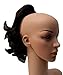 SWEET SHORT CURLY PONY TAIL HAIR EXTENSION, (CLAW GRIP) (03 Coffee Brown)