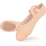 Light Pink Ballet Shoes Size EU25~40 15.5~26cm Children Soft Sole Girls Ballet Shoes Women Ballet Dance Shoes for kids Adult Ladies (EU32)