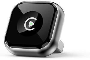 MOKO Adattatore CarPlay wireless SOLO per Apple CarPlay Cablato installato In Fabbrica & iOS 10+ – Converte Car Play Cablato in Wireless – USB C/A Plug & Play, Super Mini, Connessione Bluetooth Stabile