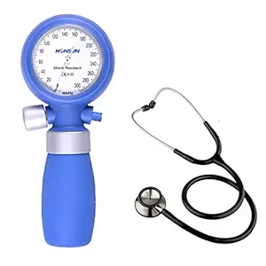 MCP Shock Proof Resistant Palm Blood Pressure Monitor HS201Y with Dual Head Stethoscope