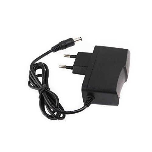 LEORX DC 12V 1A AC Power Adapter Ladegerät Steckernetzteil für CCTV-Kamera – 5.5 mm * 2.1 mm (schwarz) - 2