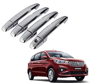 Auto Pearl Chrome Door Handle Latch Cover for Ertiga 2019 (Set of 4)