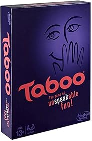 Hasbro Gaming Taboo Board Game, Guessing Game for Families and Kids Ages 13 and Up, 4 Or More Players