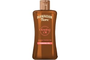 Hawaiian Tropic Tropical Solbränningsolja SPF 0, 200 ml, 1-pack (1 x 200 ml) (Packaging may vary)