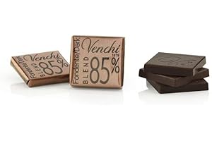 Venchi Blend Puro 85% en Bolsa a Granel, 1 kg - Chocolate Negro de América del Sur y Central - Vegano - Sin Gluten