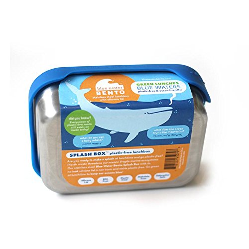 ECOlunchbox | Blue Water Bento | Splash Box, Edelstahldose mit Silikondeckel | Lunchbox | Brotdose | Bento Box - 6