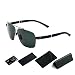 Produktbild CHB Polarisierte Sonnenbrille Pilotenbrille Metallrahmen UV400 Schutz Männer mit Etui für alle Outdoor Aktivitäten