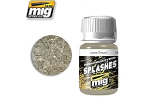 MIG JIMENEZ AMMO Émail Splashe Texture boueuse Moyenne, A.MIG-1752, Multicolore