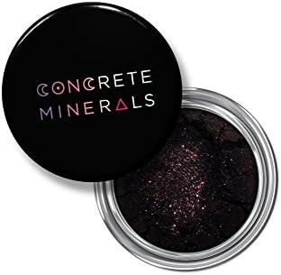 Concrete Minerals Sabotage Eye Shadow Black Pink Sparkle Vegan One Size