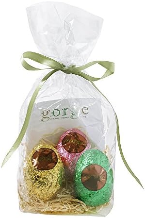3 Solid Raw Chocolate Easter Eggs (Organic, No Added Sugar, Dairy Free, Gluten Free, Soya Free, Superfood Chocolate)180g
