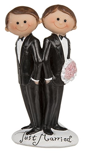 Hochzeitspaar schwul - Figuren lustig - Hochzeitsfigur "Männliches Brautpaar" ~