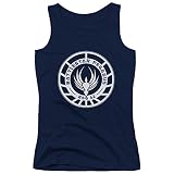 Offiziell lizenzierte Waren Battlestar Galactica Das Pegasus-Abzeichen der jungen Frauen, Medium, Navy