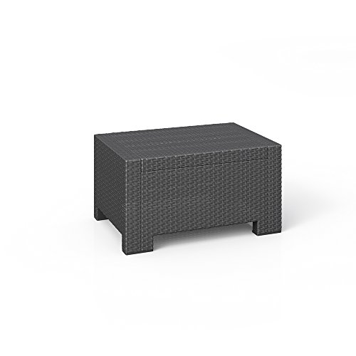 BICA Colorado POLY RATTAN GARTENMÖBEL LOUNGE SET XXL RATTANOPTIK SITZGRUPPE GARNITUR Anthrazit