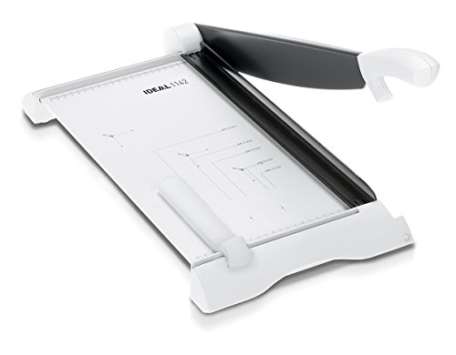 Ideal 1142 Hebelschneider, Schneidemaschine für Papier bis DIN A3 (250 x 430 mm, Schnittlänge 430 mm, 15 Blatt Kapazität)