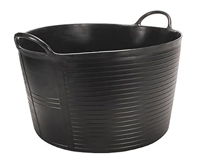 Decco Miniseaux 40L Medium Original Professional Double pour Tuff Seau, Noir