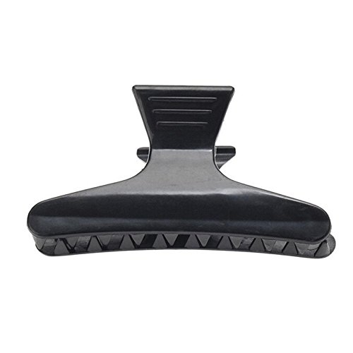 B-Comrade® 10 pieces Black Hairdressing Hairdressers Butterfly Hair Clamps Claw Clip