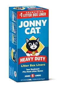 Jonny Cat Heavy Duty Litter Box Liners, Jumbo, 5 Liners-Box