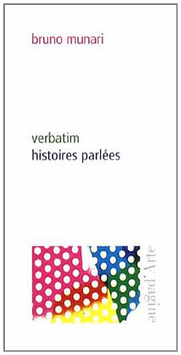 Verbatim, Histoires Parlees Verbatim, Histoires Parlees