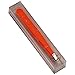 Professional Tweezerman High Quality Powder Coated Steel Precision Slant Tip 9.5cm Tweezers Embellished with Swarovski Crystals. Packaged in a Clear Acetate Gift Box (Orange)