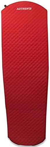 Adtrek Red XL Single Self Inflating Camping Mat Camp Bed Mattress 5cm