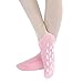 Tinksky Spa Gel Socks Soften Whitening Moisturizing Treatment Skincare Socks - Free Size (Pink)