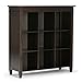 Produktbild Simpli Home 3AXCCRL-07 Carlton 9 Cube Bookcase und Storage Unit, Holz, tobacco braun, 111.76 x 40.64 x 121.92 cm