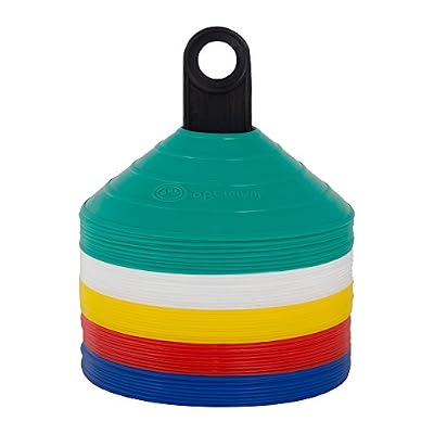 Optimum Cônes de marquage Multicolore Taille unique Lot de 50