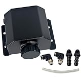 Magnetische Ablassschraube an der Unterseite für einfaches Ablassen und Reinigen.