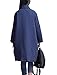 MatchLife Women's Cotton Padded Casual Button Winter Coat XL Blue