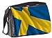 Produktbild SLK-Shop KlebeSpatz® / Motiv Schultertasche Mailand Flagge Schweden