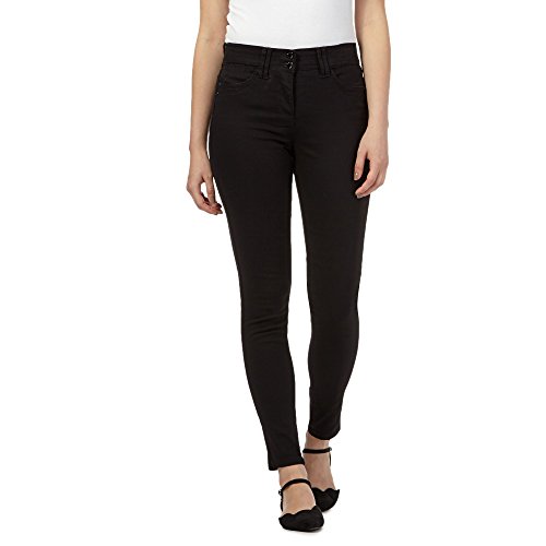 Rjr.John Rocha Womens Black Shape Enhancing Slim Leg Jeans 12S