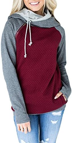 FASTYLING Ladies Casual Pullover Hooded Hoodies Long Sleeves Coat Loose Casual Sweatshirts for women