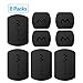 Price comparison product image Mpow Mount Metal Plate, 8 Pack Universal Replacement Holder Metal Plate Kit with 3M Adhesive for Magnetic Car Mount Cell Phone Holder, 4 Large and 4 Small, Black