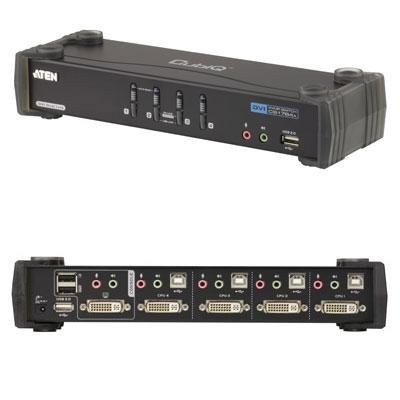 Preisvergleich Produktbild 4 Port Dual-Link DVI KVM [CS1784 A]
