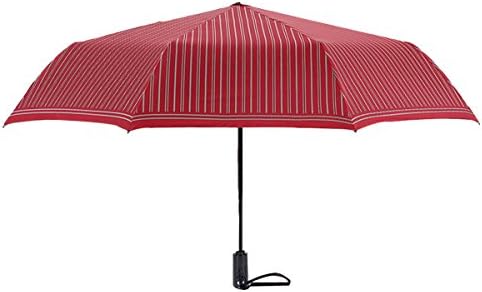 Mecoco Windproof Automatic Stripes Folding Umbrella