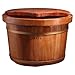 Produktbild CSF Eiche Schaum fuß Barrel fuß Bad fass Haushalt fußbad fuß Bad fass akupressur Massage fuß Eimer verdickung mahagonifarbe