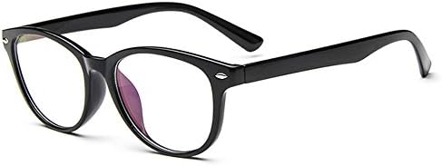 Lasree Fashion Reading Glasses +3.00 Lenses Mens Womens Readers Black Frame Longsighted Spectacles