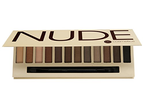 Accentra Lidschatten-Palette mit 12 x 1 g verschiedenen Nude, 1er Pack (1 x 1 Stück)