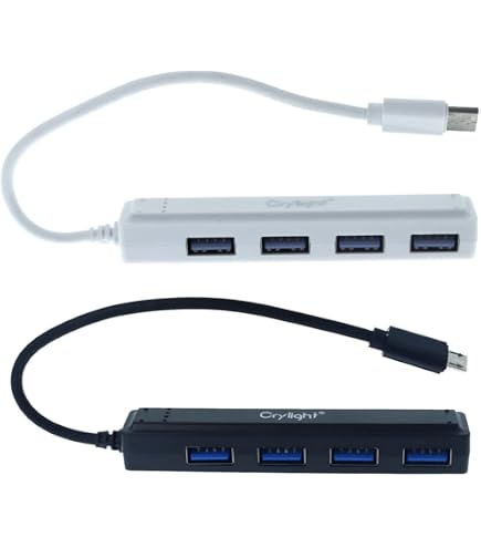 Adattatore Ethernet LAN icro USB con hub USB RJ45 3 per dispositivo Streaing TV Stick