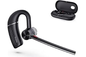Yealink BH71 Bluetooth Earpiece, Wireless Bluetooth Headset,Hands-Free, Noise Canceling Microphone, Lightweight, Work for Cell Phone PC Driving Business Office