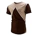 Produktbild T-Shirt Sannysis,Herren T-Shirt Schlank Passen O-Hals T-Shirt Kurzarm Tops (Gelb, XL)